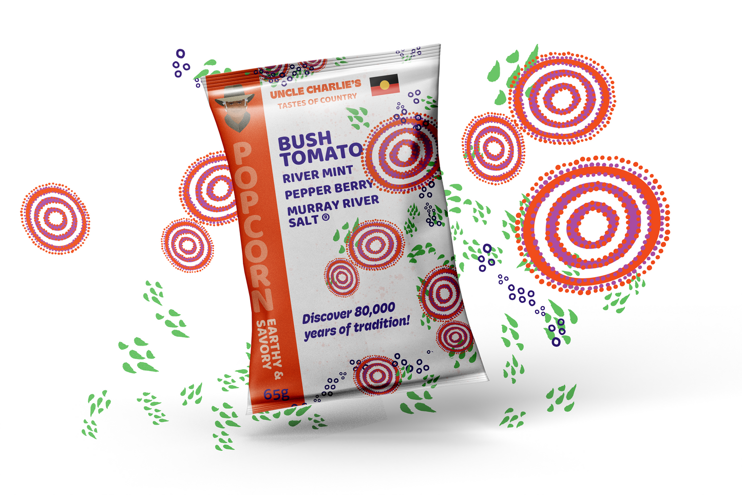 Bush Tomato, River Mint, Pepper Berry & Murray River Salt 65g